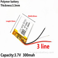 Batterie en polymère li-ion à capacité mixte (3,7 V)